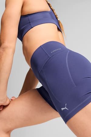 CLOUDSPUN High-Waist 5" Tight Shorts Women, Blue Crystal, extralarge-GBR